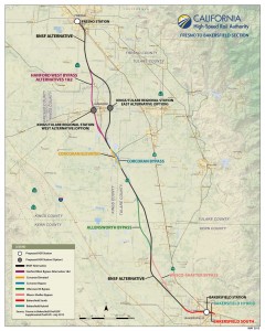 A map of the proposed routes. Click to enlarge.