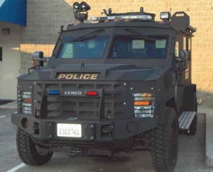 The Visalia Police Department utilizes the Lenco Bearcat as part of its SWAT operations.