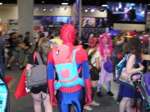 Some people bring their kids to Comic-Con.