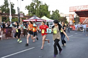 The Visalia Waiters Race is a quarter mile in length. Photo by: Ron Holman