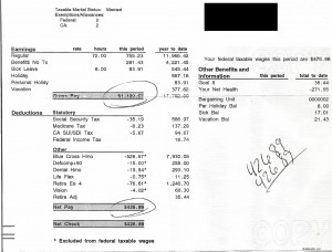 Pictured above is Marie’s pay stub. She is a custodial worker who is on the negotiating team. She is using her middle name for this article. After benefits and all other deductions are taken out, Marie receives $426.89 each pay period, which works out to be $853.78 per month. After paying $750 in rent, that leaves her with $103.78 to live on. Marie has not paid her bills in three months and is on the cusp of having her electricity turned off. She and her husband decided to rent out their extra bedroom and the garage conversion to two strangers and now might have enough to keep the electricity on. When she was hired to work for the county, she opted for signing up for full health coverage because her husband is disabled. He needs to see a doctor, but because they only have $103 left over, he cannot afford the $15 co-pay or the $10 co-pay for prescriptions. Marie has applied for food stamps, but because the agency calculates eligibility on gross pay--and not what she actually brings home--she did not qualify. Sometimes she said there is just no food in her house. I asked Marie what motivated her to be on the negotiating team. She said that she got involved because she wanted to start fighting for herself instead of having others fight her battles. Who among us would be as strong as Marie and not just fold up our tent and quit? Not many. At the August 25 contract negotiations, Marie was informed that her premiums were going up.