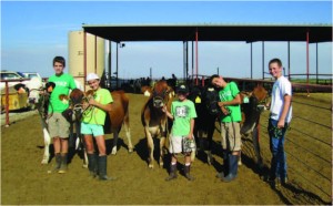 Some Oakdale 4-H exhibitors at the Tulare County Fair will include (l to r) cousins Jacob Fernandes, Maddie Fernandes, Frankie Fernandes, Luke Fernandes and family friend, Arie Prins. Nancy Vigran/Valley Voice