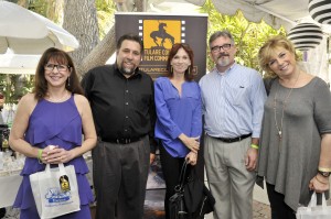 Andria Rousseau, Mike Washam, Marilu Henner, Gene Rousseau and Caroline Arron. Photo by Tulare County Film Commission.