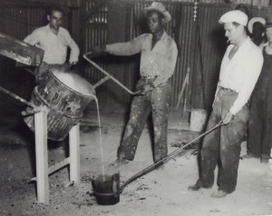 The Tulare Foundry in 1946.
