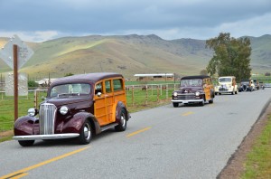Wooden-bodied cars from throughout the state are on their way to Visalia.