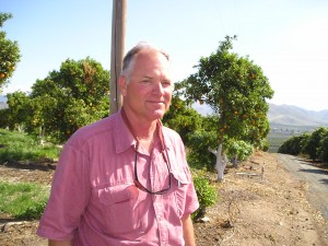 David Roberts at the proposed site of his family’s Elderwood Heights development.