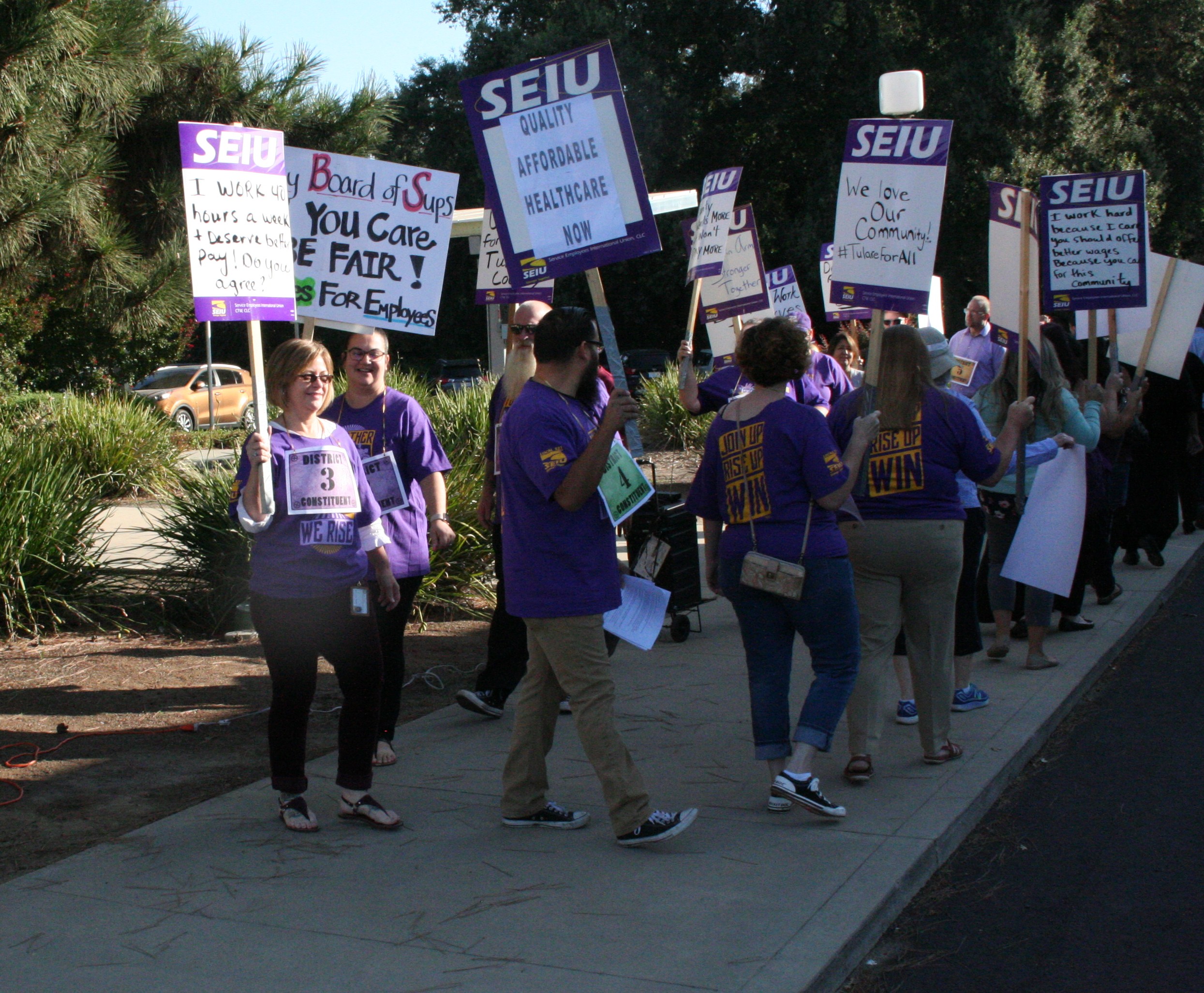 Tulare County employees protest budget vote - Valley Voice