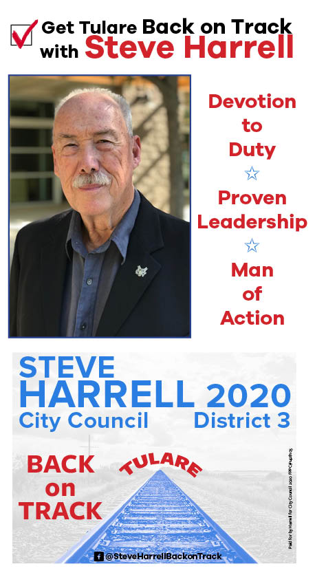 Steve Harrell for City Council advertisement